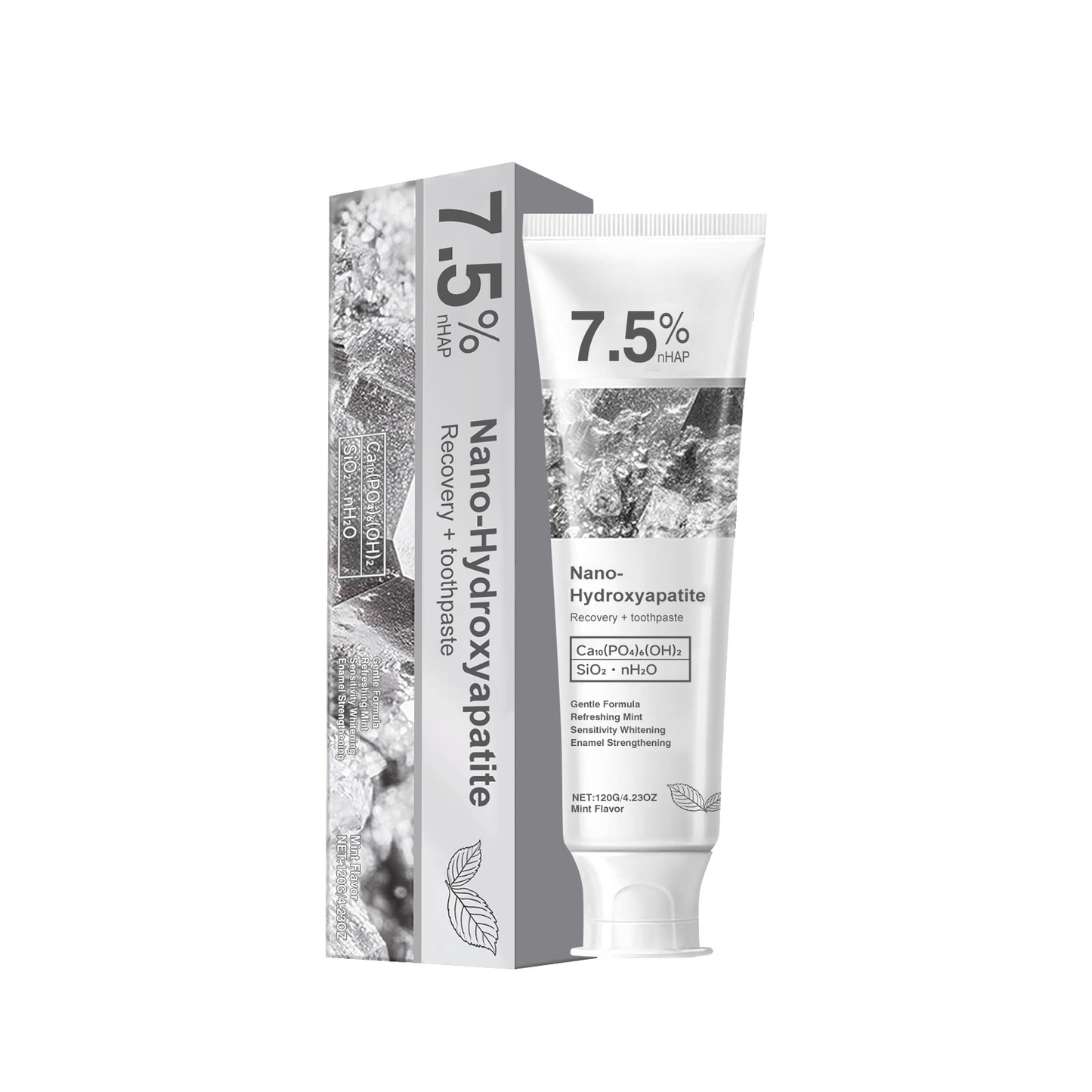 Dentifrice Nano-Hydroxyapatite 7,5% – Réparation & Protection Émail
