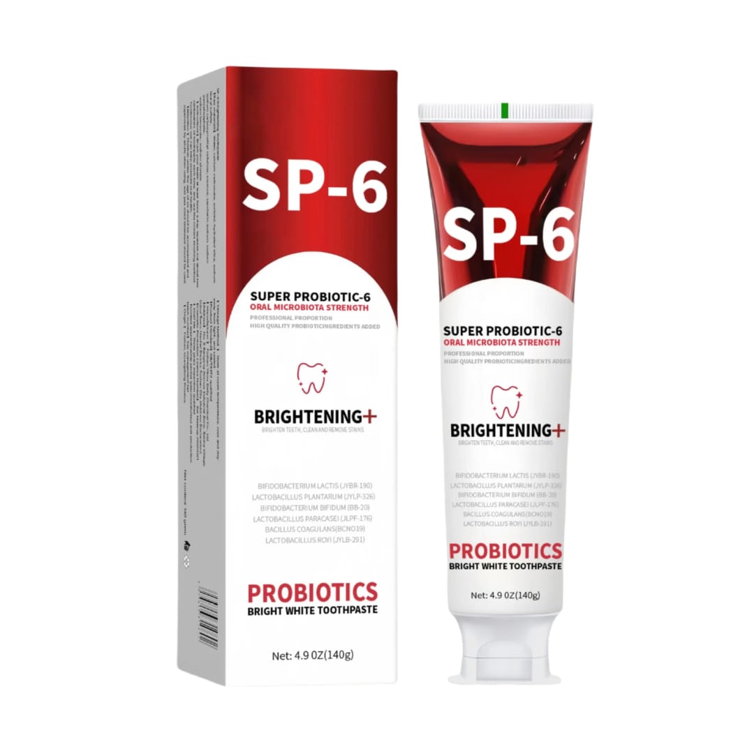 SP-6 – Dentifrice Blanchissant Premium aux Probiotiques